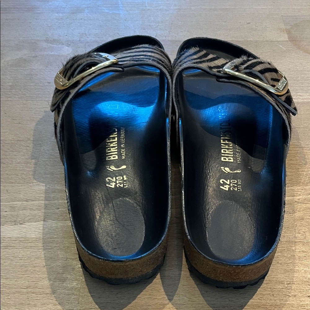 Birkenstock Madrid Sandals - Zebra - Pony Hair 11.5 US - Picture 8 of 17